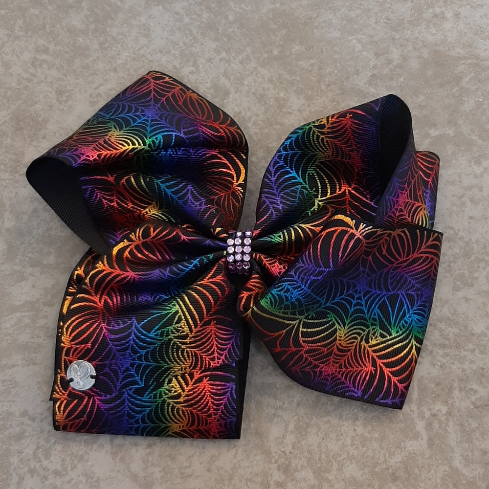 Jojo Siwa Halloween Spiderweb Bow
